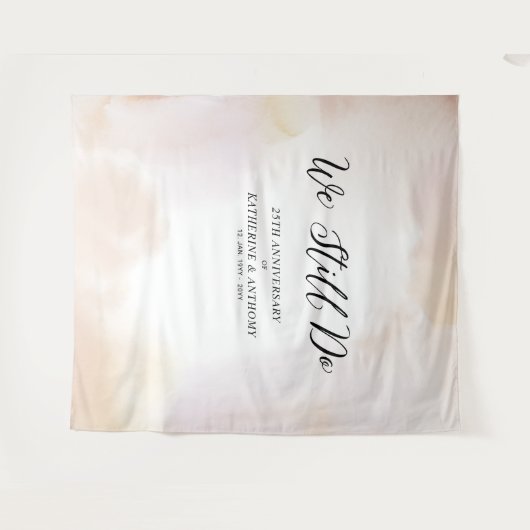 We doen het nog steeds | WATERVERF JUBILEUM Wandkleed (Voorkant (horizontaal))