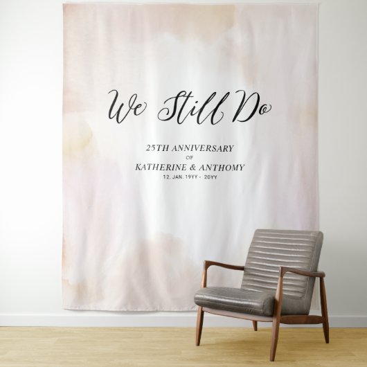 We doen het nog steeds | WATERVERF JUBILEUM Wandkleed (In situ)