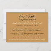 We doen het op een jacht Save the Date (Achterkant)