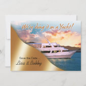 We doen het op een jacht Save the Date II (Voorkant)