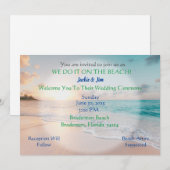 We doen het op het strand kaart (Voorkant / Achterkant)