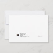 We doen het op het strand RSVP Save The Date (Achterkant)