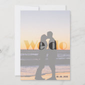 We doen het - Uitnodiging voor het Zonnehuwelijk (Voorkant)