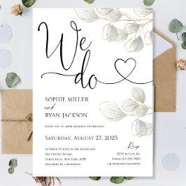 We doen huwelijksuitnodigingen, we doen avondrecep kaart