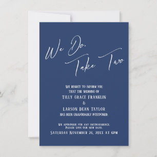 We doen, neem twee: vertraagde bruiloft Navy Kaart