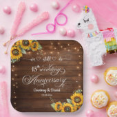 We doen nog steeds 15th Wedding Jubileum String Li Papieren Bordje (Feest)