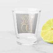 We doen nog steeds 1 jaar bruiloft verjaardag shot glas (Achterkant)