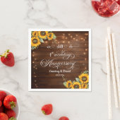 We doen nog steeds 1st Wedding Jubileum String Lig Servet (Insitu)