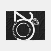 We doen nog steeds 20 jaar - 20ste bruiloft Jubile Fleece Deken (Voorkant (Horizontaal))