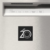 We doen nog steeds 20 jaar - 20ste bruiloft Jubile Magneet (Insitu (Vaatwasser))