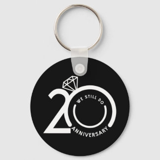 We doen nog steeds 20 jaar - 20ste bruiloft Jubile Sleutelhanger