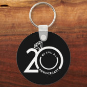 We doen nog steeds 20 jaar - 20ste bruiloft Jubile Sleutelhanger (Voorkant)