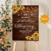 We doen nog steeds 20ste bruiloft Jubileum String  Poster