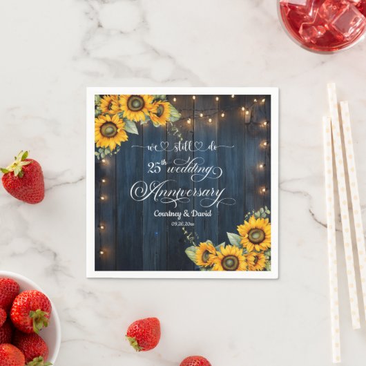 We doen nog steeds 25e bruiloft Jubileum String Li Servet (Insitu)