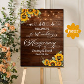 We doen nog steeds 40ste bruiloft Jubileum String  Poster