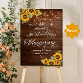 We doen nog steeds 50ste bruiloft Jubileum String Poster