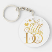 We doen nog steeds 5 jaar bruiloft Jubileum acryl Sleutelhanger (Voorkant)