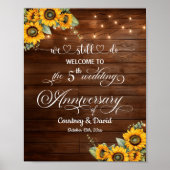 We doen nog steeds 5th Wedding Jubileum String Lig Poster (Voorkant)