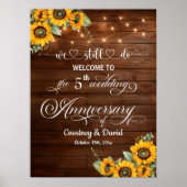 We doen nog steeds 5th Wedding Jubileum String Lig Poster (Voorkant)