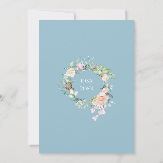 We doen nog steeds 60ste Jubileum Vow Renewal Flor Kaart (Achterkant)