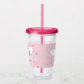 We doen nog steeds acryltumbler acryl drinkbeker (Rechts)