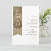 We doen nog steeds Autumn Jubileum Invitate Kaart (Staand voorkant)