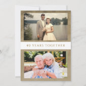 We doen nog steeds Autumn Jubileum Invitate Kaart (Achterkant)