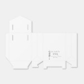 We doen nog steeds BBQ achtertuin feest huwelijksv Bedankdoosjes (Uitgevouwen)