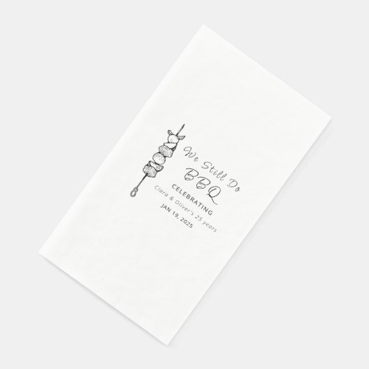 We doen nog steeds BBQ achtertuin feest huwelijksv Servet (Hoek)