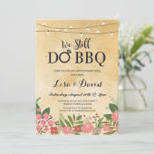 We doen nog steeds BBQ Jubileum Celebrite Kaart (Staand voorkant)