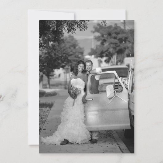 We doen nog steeds BBQ Wedding Jubileum Kaart (Achterkant)