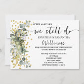 We doen nog steeds bruiloft Jubileum eucalyptus go Kaart (Voorkant)