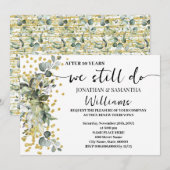 We doen nog steeds bruiloft Jubileum eucalyptus go Kaart (Voorkant / Achterkant)