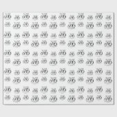 We doen nog steeds bruiloft Jubileum typografie Cadeaupapier (Vlak)