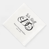 We doen nog steeds bruiloft Jubileum typografie Servet (Hoek)