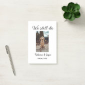 We doen nog steeds bruiloft paar huisdier foto naa post-it® notes (Kantoor)