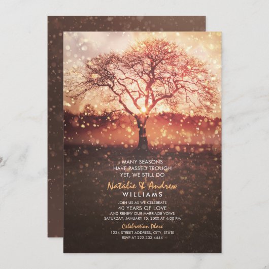 We doen nog steeds de 40e bruiloft Jubileum Love S Kaart (Voorkant / Achterkant)