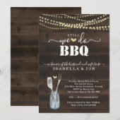 We doen nog steeds de uitnodiging van BBQ Jubileum (Voorkant / Achterkant)