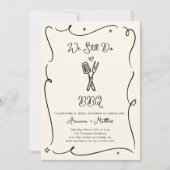 We doen nog steeds de uitnodiging van BBQ Jubileum (Voorkant)