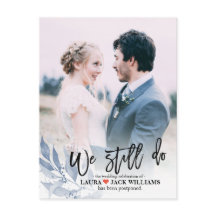 We doen nog steeds een nieuwe foto van het huwelij