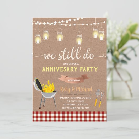 We doen nog steeds een uitnodiging voor het thema (Staand voorkant)