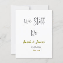 We doen nog steeds eenvoudige grijze gouden huweli