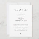 We doen nog steeds eenvoudige moderne bruiloft gel kaart (Voorkant)