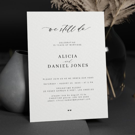 We doen nog steeds eenvoudige moderne bruiloft gel kaart