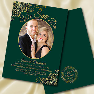 We doen nog steeds Emerald & Gold Wedding Vow Rene Kaart