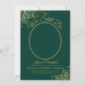 We doen nog steeds Emerald & Gold Wedding Vow Rene Kaart (Voorkant)