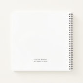 We doen nog steeds foto gelofte vernieuwing gasten notitieboek (Achterkant)