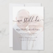 We doen nog steeds foto Vow Renewal All in One Kaart (Voorkant)