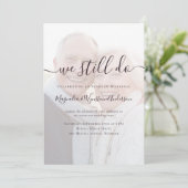 We doen nog steeds foto Vow Renewal All in One Kaart (Staand voorkant)