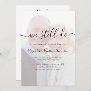 We doen nog steeds foto Vow Renewal All in One Kaart